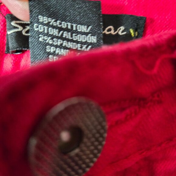 Y2K Low Rise Micro Mini Skirts Size 0 Lot Of 2 Colored Denim Scene Mcbling Gyaru - Picture 8 of 8